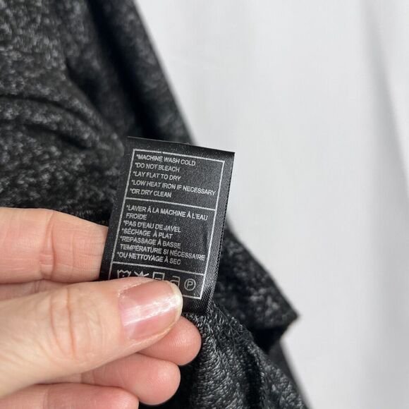 BB Dakota Steve Madden Black Knit Long Sleeve Cowl Neck Sweater Size Medium - Picture 9 of 11